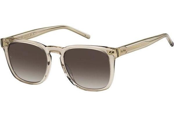 Okulary przeciwsłoneczne Tommy Hilfiger TH1887/S 10A/HA Kwadratowe Brązowe