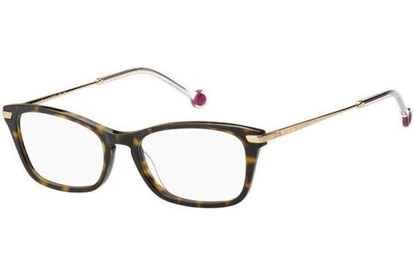 Okulary korekcyjne Tommy Hilfiger TH1878 086 Kocie oczy Havana
