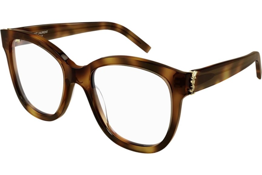 Okulary korekcyjne Saint Laurent SLM97 003 Kwadratowe Havana