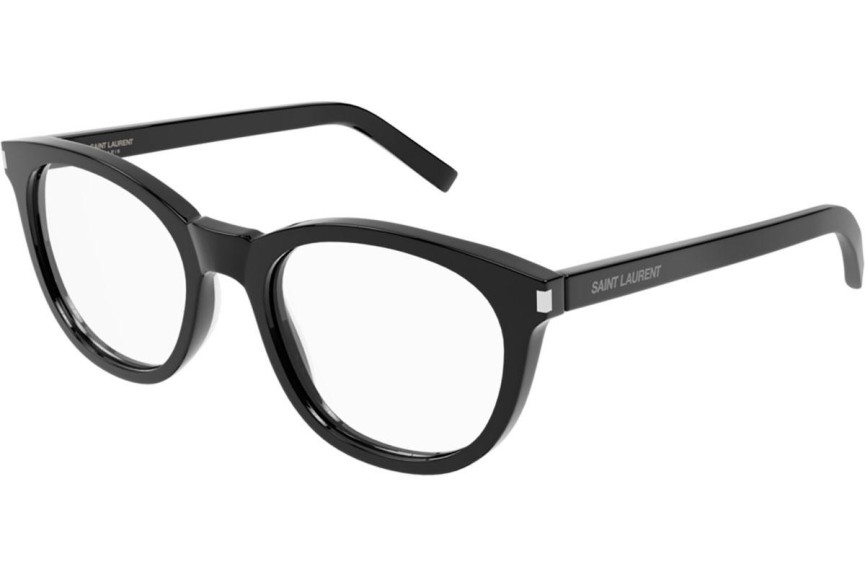 Okulary korekcyjne Saint Laurent SL471 001 Okrągłe Czarne