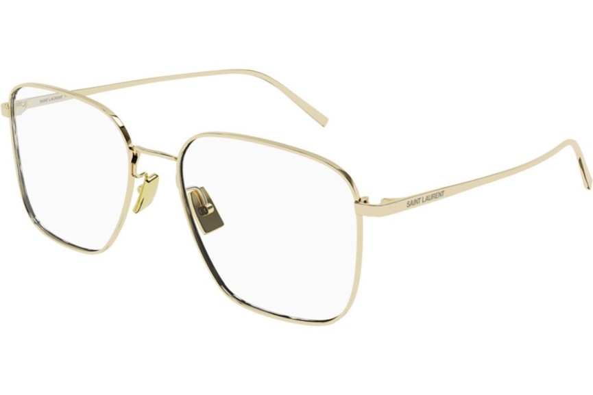 Okulary korekcyjne Saint Laurent SL491 003 Kwadratowe Złote
