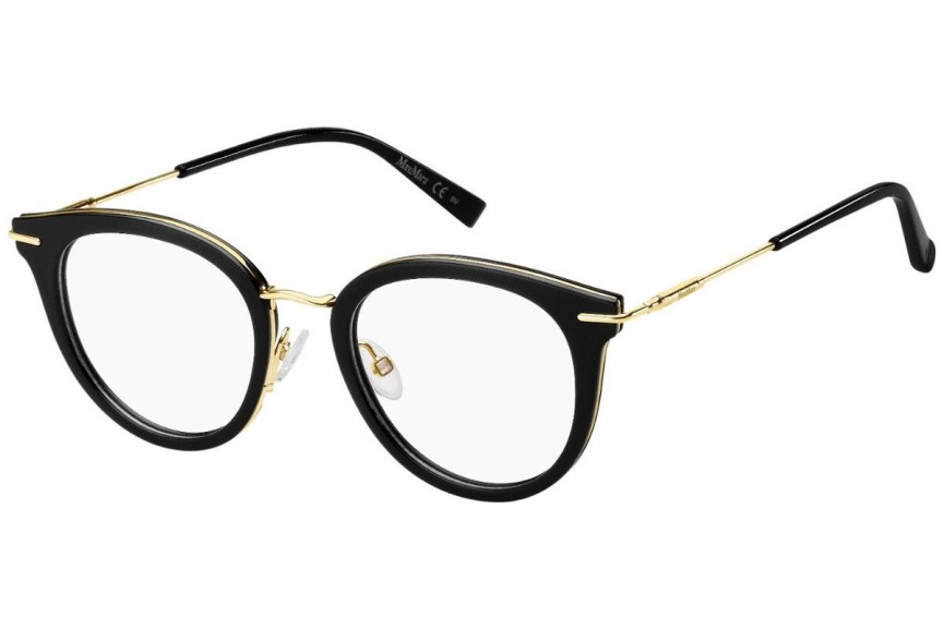 Okulary korekcyjne Max Mara MM1371 807 Okrągłe Czarne