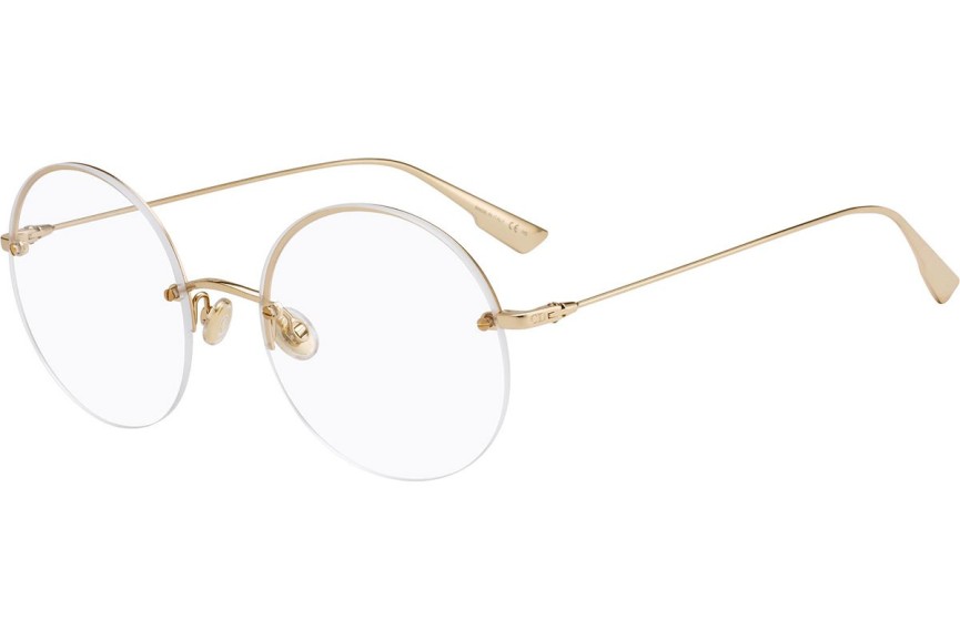 Okulary korekcyjne Dior Stellaire O12 J5G Okrągłe Złote