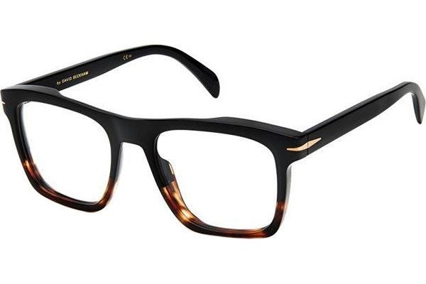 Okulary korekcyjne David Beckham DB7020 DCC/G6 blue-light [non-prescription] Kwadratowe Czarne