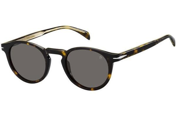 Okulary przeciwsłoneczne David Beckham DB1036/S 086/IR Okrągłe Havana