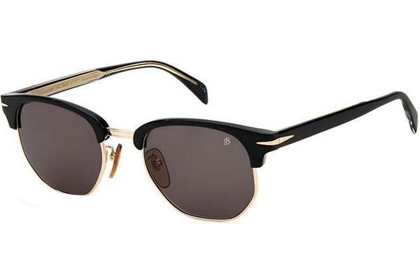 Okulary przeciwsłoneczne David Beckham DB1002/S 2M2/IR Browline Czarne