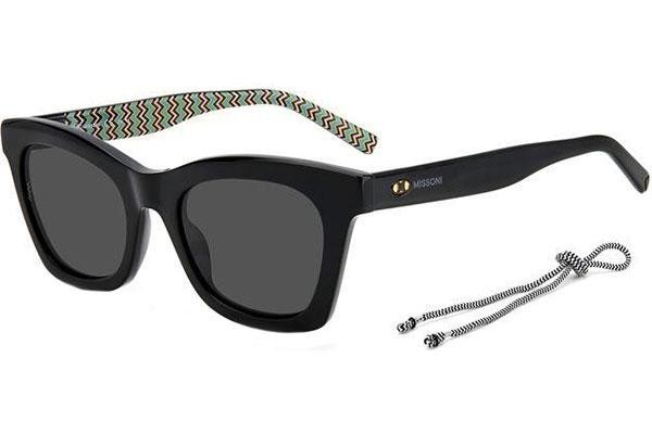 Okulary przeciwsłoneczne M Missoni MMI0089/S 807/IR Kocie oczy Czarne