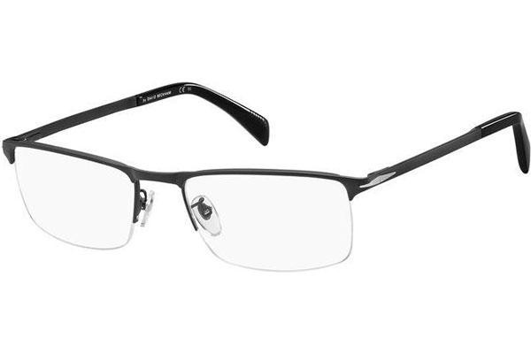 Okulary korekcyjne David Beckham DB7034 003 Prostokątne Czarne