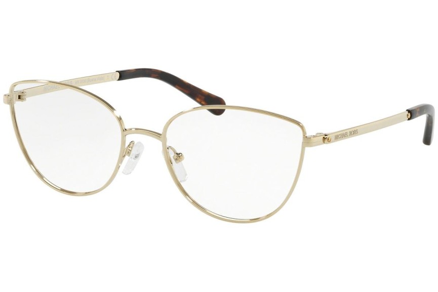 Okulary korekcyjne Michael Kors Buena Vista MK3030 1014 Kocie oczy Złote