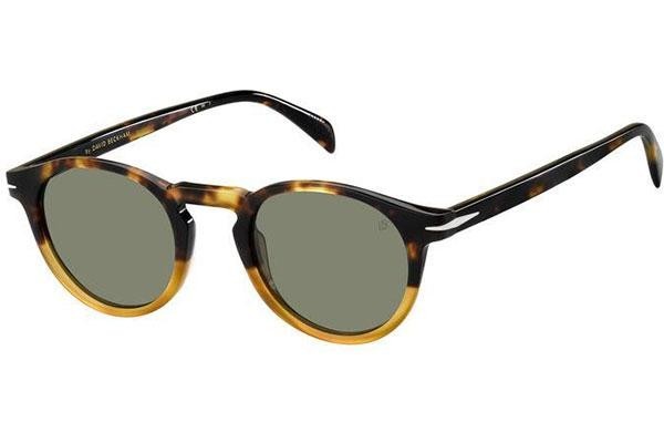 Okulary przeciwsłoneczne David Beckham DB1036/S 2OK/O7 Okrągłe Brązowe