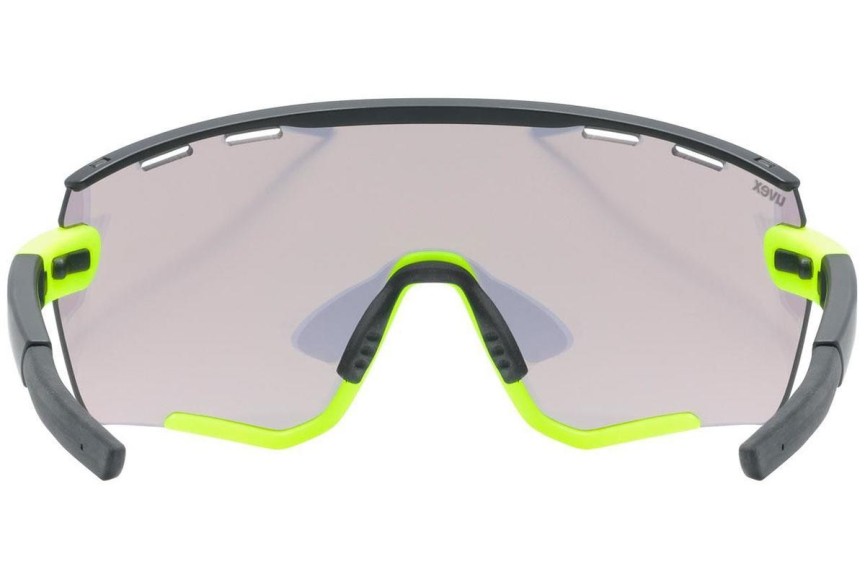 Napszemüvegek uvex sportstyle 236 set Black / Yellow Mat S2,S0 Single Lens | Shield Fekete