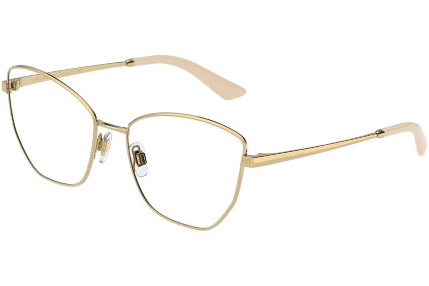 Okulary korekcyjne Dolce & Gabbana DG1340 02 Kocie oczy Złote