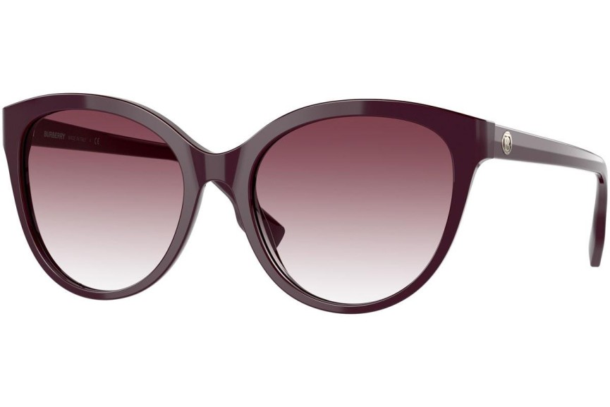Okulary przeciwsłoneczne Burberry Betty BE4365 39798H Kocie oczy Czerwone