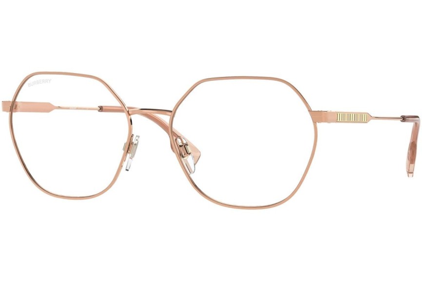 Okulary korekcyjne Burberry Erin BE1350 1337 blue-light [non-prescription] Okrągłe Złote