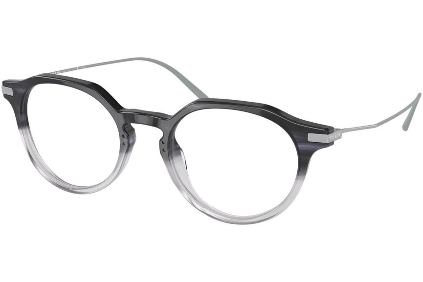Okulary korekcyjne Prada PR06YV 12B1O1 Okrągłe Szare