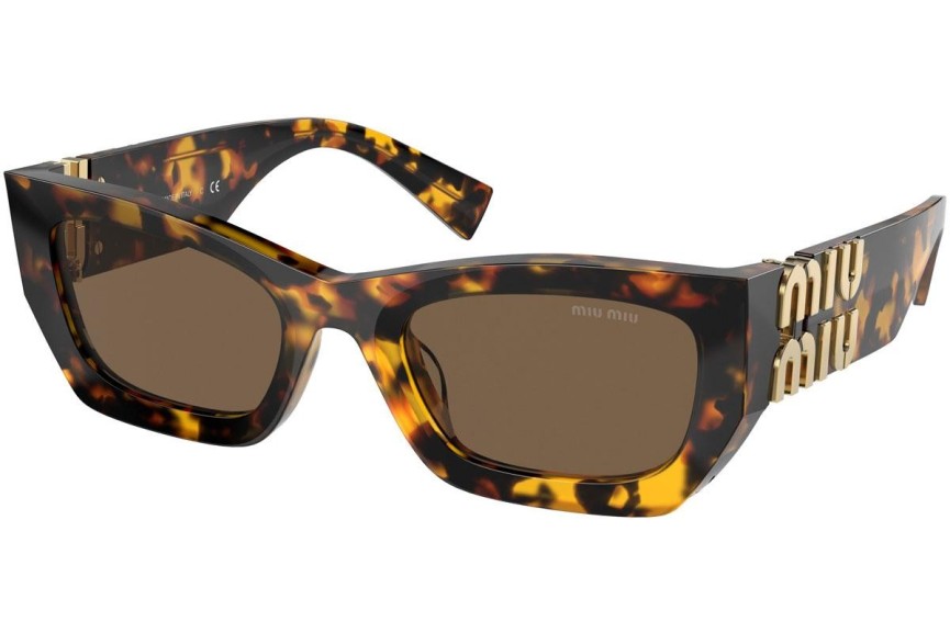 Okulary przeciwsłoneczne Miu Miu MU09WS VAU06B Prostokątne Havana