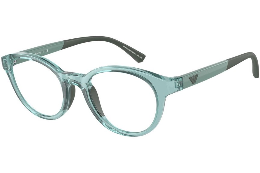 Okulary korekcyjne Emporio Armani EA3205 5741 Okrągłe Niebieskie