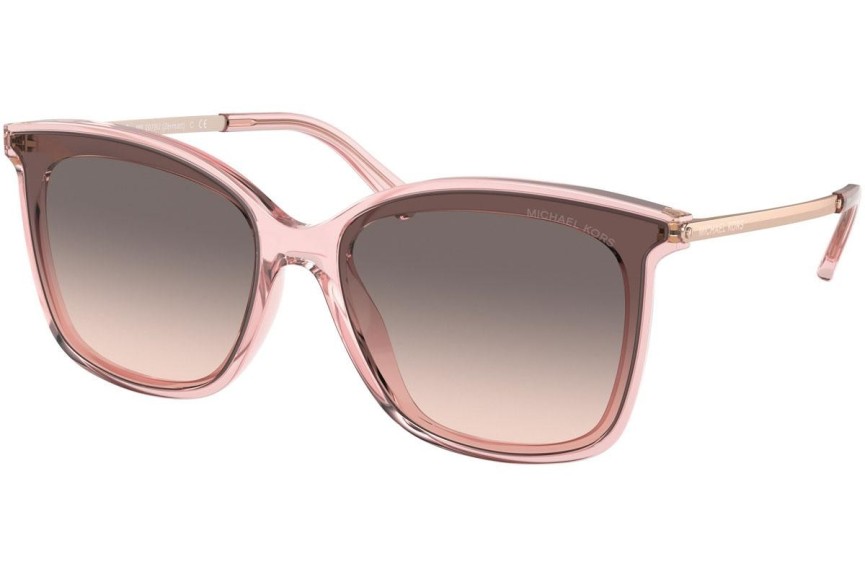 Okulary przeciwsłoneczne Michael Kors Zermatt MK2079U 31123B Kocie oczy Różowe
