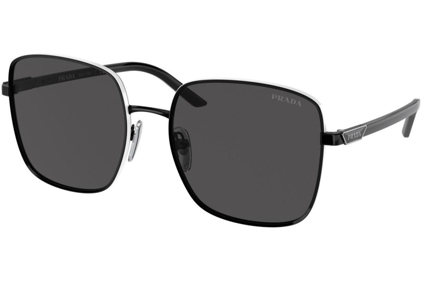 Okulary przeciwsłoneczne Prada PR55YS 1AB5S0 Kwadratowe Czarne