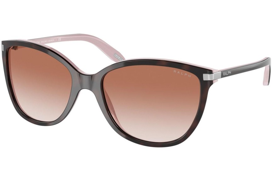 Okulary przeciwsłoneczne Ralph by Ralph Lauren RA5160 599/97 Kocie oczy Havana