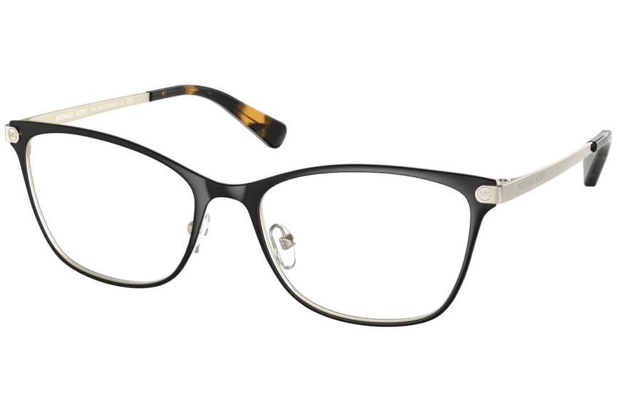 Okulary korekcyjne Michael Kors Toronto MK3050 1334 Prostokątne Czarne