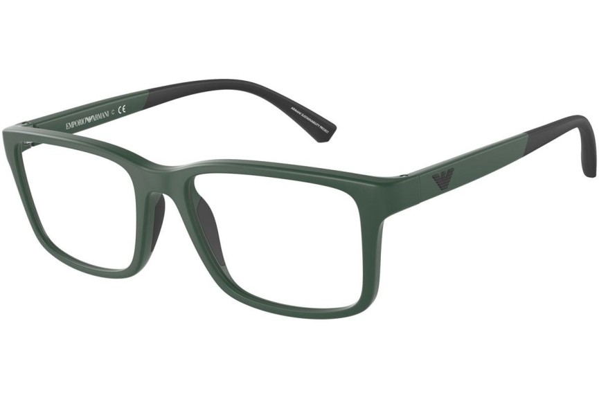 Okulary korekcyjne Emporio Armani EA3203 5058 Prostokątne Zielone