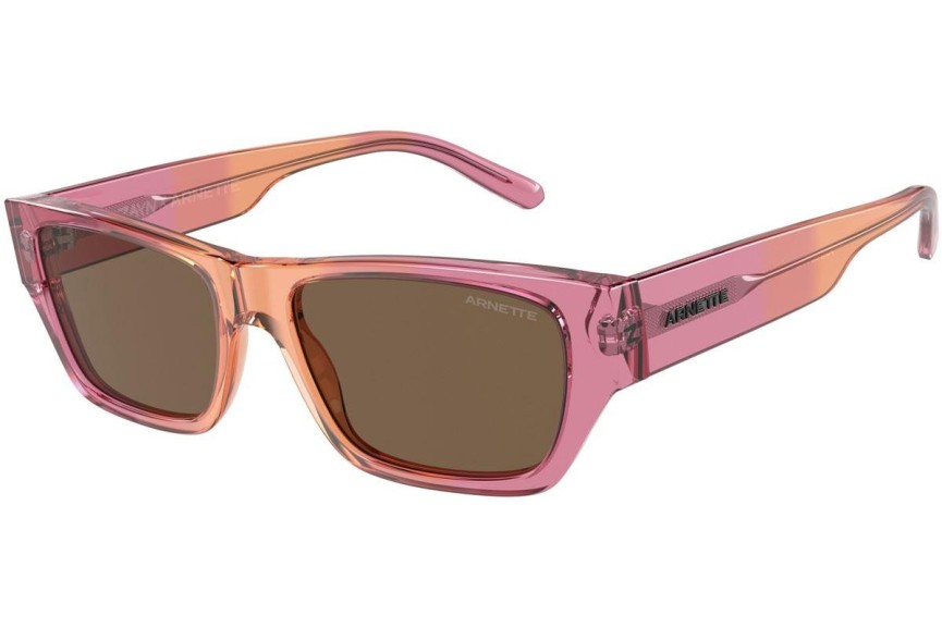 Okulary przeciwsłoneczne Arnette Agent Z AN4295 123173 Prostokątne Różowe