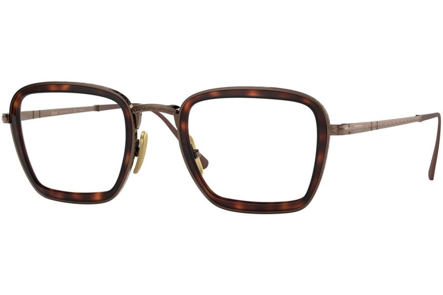Okulary korekcyjne Persol PO5013VT 8016 Kwadratowe Havana