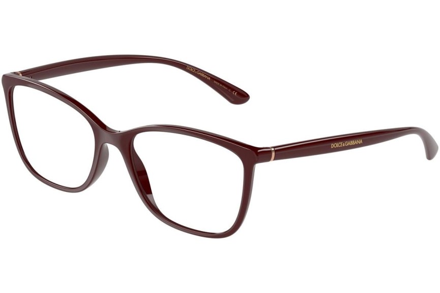 Okulary korekcyjne Dolce & Gabbana DG5026 3247 blue-light [non-prescription] Prostokątne Czerwone