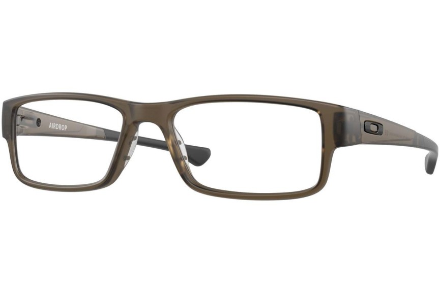 Okulary korekcyjne Oakley Airdrop OX8046-17 Prostokątne Brązowe