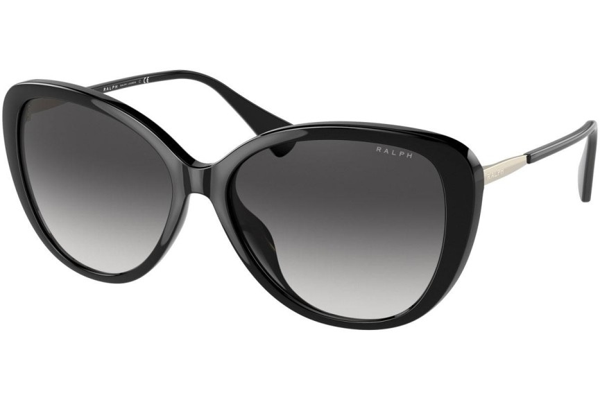 Okulary przeciwsłoneczne Ralph by Ralph Lauren RA5288U 50018G Kocie oczy Czarne