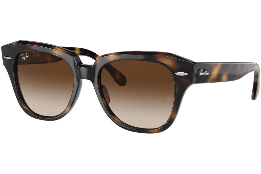 Okulary przeciwsłoneczne Ray-Ban Junior Junior State Street RJ9186S 152/13 Kwadratowe Havana