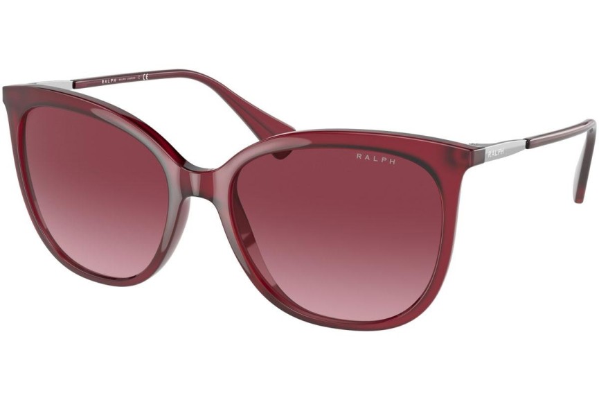 Okulary przeciwsłoneczne Ralph by Ralph Lauren RA5248 58008H Kocie oczy Czerwone