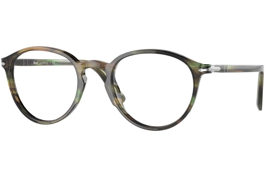 Okulary korekcyjne Persol PO3218V 1156 Okrągłe Zielone
