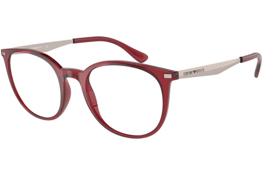 Okulary korekcyjne Emporio Armani EA3168 5075 Okrągłe Czerwone