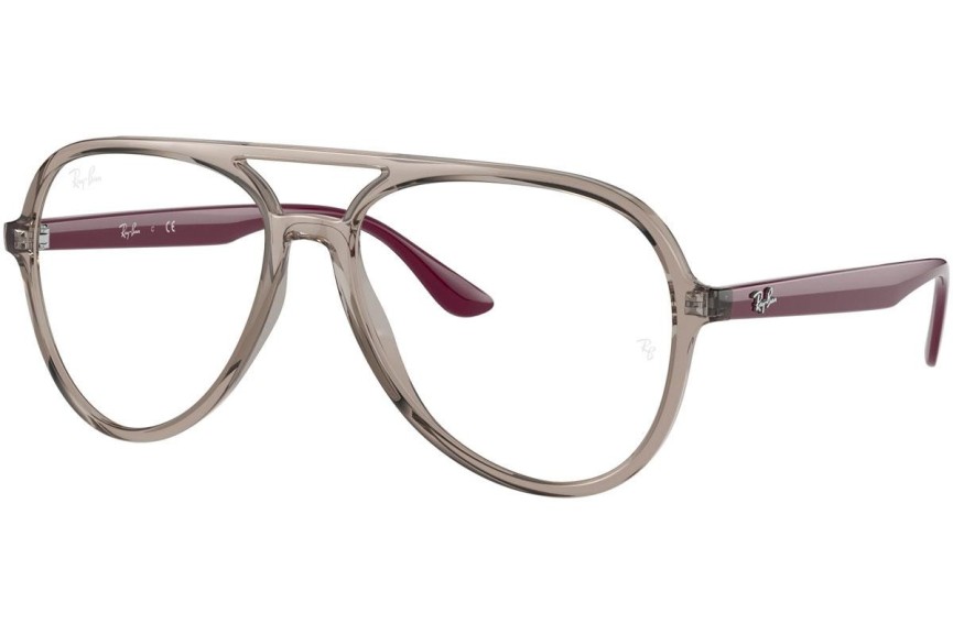 Okulary korekcyjne Ray-Ban RX4376V 8083 Pilotki (Aviator) Szare