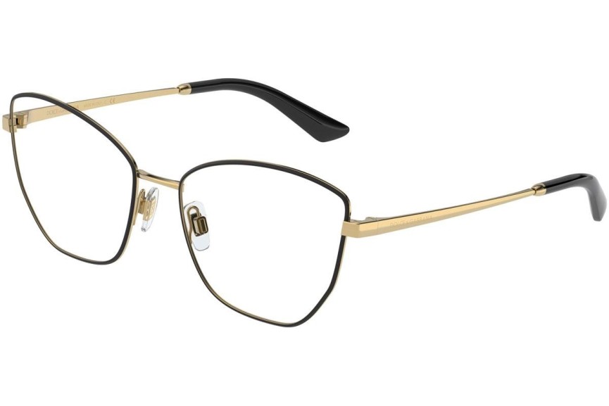 Okulary korekcyjne Dolce & Gabbana DG1340 1311 Kocie oczy Złote