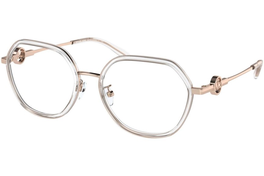 Okulary korekcyjne Michael Kors Atitlan MK3057 1203 Kwadratowe Przezroczyste