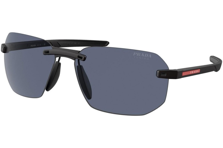 Okulary przeciwsłoneczne Prada Linea Rossa PS09WS DG009R Prostokątne Czarne