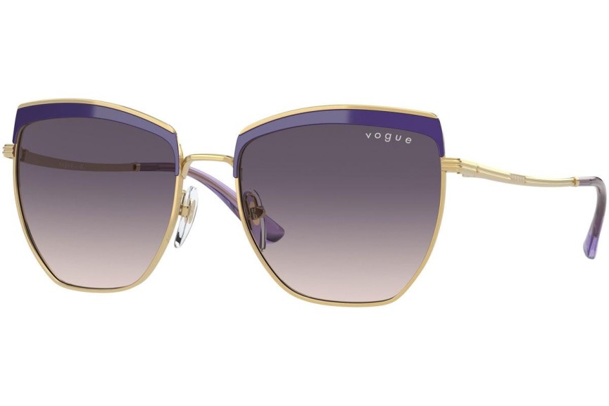 Okulary przeciwsłoneczne Vogue Eyewear VO4234S 516636 Kwadratowe Złote