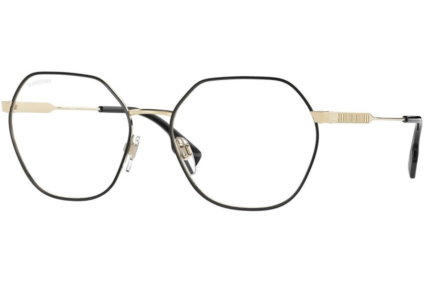 Okulary korekcyjne Burberry Erin BE1350 1326 blue-light [non-prescription] Okrągłe Czarne