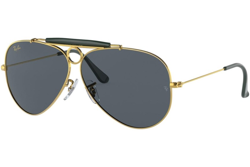 Okulary przeciwsłoneczne Ray-Ban Shooter RB3138 9241R5 Pilotki (Aviator) Złote