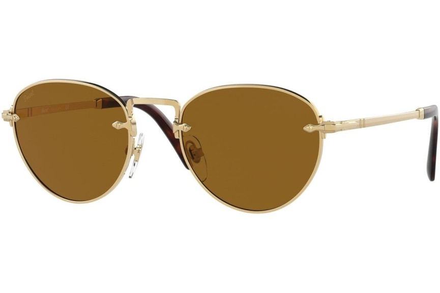Okulary przeciwsłoneczne Persol PO2491S 114233 Okrągłe Złote