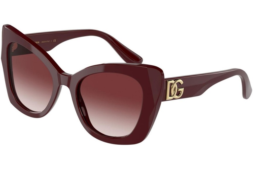 Okulary przeciwsłoneczne Dolce & Gabbana DG4405 30918H Kocie oczy Czerwone