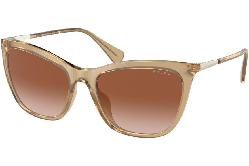 Okulary przeciwsłoneczne Ralph by Ralph Lauren RA5289 600413 Kocie oczy Beżowe