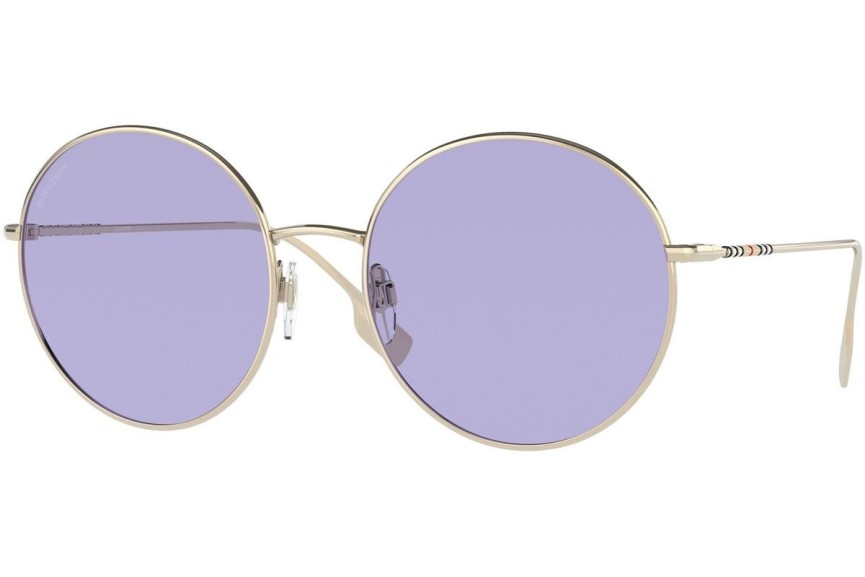 Okulary przeciwsłoneczne Burberry Pippa BE3132 11091A Okrągłe Złote