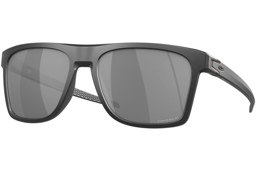Okulary przeciwsłoneczne Oakley Leffingwell OO9100-04 Polarized Kwadratowe Czarne
