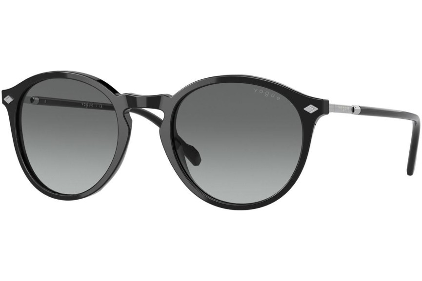 Okulary przeciwsłoneczne Vogue Eyewear VO5432S W44/11 Okrągłe Czarne