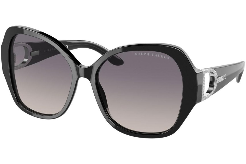 Okulary przeciwsłoneczne Ralph Lauren RL8202B 5001V6 Kocie oczy Czarne