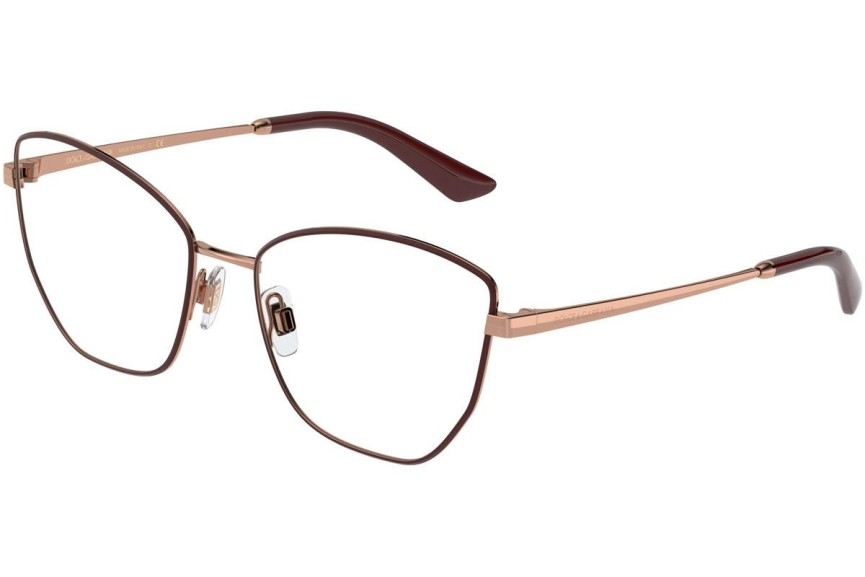 Okulary korekcyjne Dolce & Gabbana DG1340 1351 Kocie oczy Czerwone